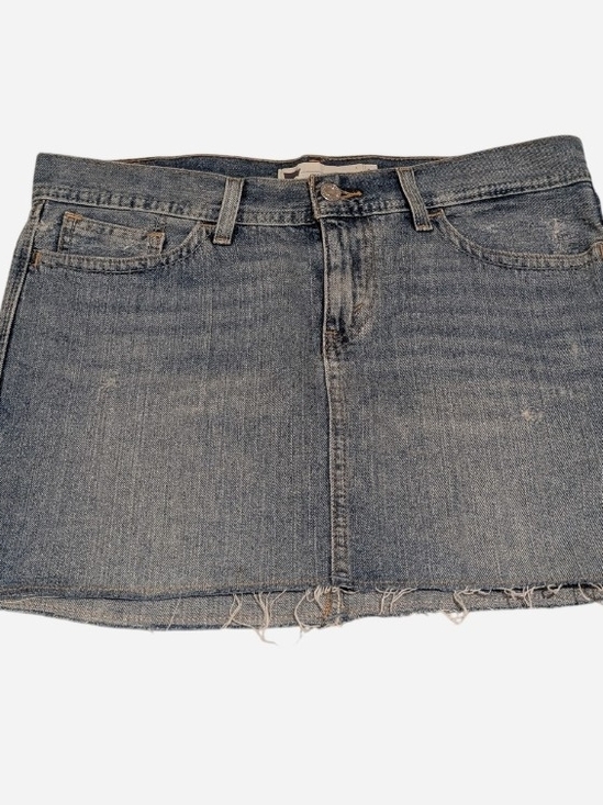 Levi's Dresses & Skirts - Vintage Levi's light blue denim skirt with contrast stitching